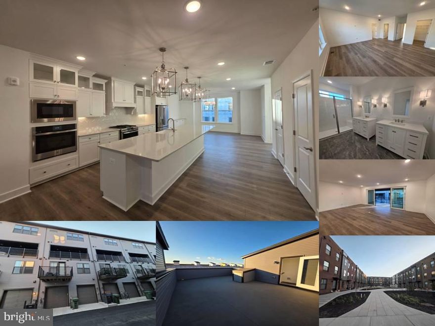 IMMEDIATE MOVE IN COMPLETELY BUILT CONDO UNIT! WATCH THE FULL YOUTUBE 17+ MINUTE PROPERTY TOUR WALK & TALK VIDEO FOR A TRUE VIRTUAL SHOWING WITHOUT EVER STEPPING FOOT IN THE HOME (SOME WEBSITES LIKE TO TRY TO HIDE THE VIRTUAL TOUR LINK SO LOOK EVERYWHERE FOR IT AND YOU WILL FIND IT)! WELCOME TO THE MONTVALE MODEL AT LOCKE LANDING — A STUNNING, IMMEDIATE MOVE-IN 2-STORY CONDOMINIUM BY K. HOVNANIAN HOMES LOCATED IN THE HEART OF THE BALTIMORE PENINSULA OFFERING ONE OF THE MOST EXCITING LIFESTYLES IN BALTIMORE CITY. THIS HOME FEATURES A GOURMET KITCHEN WITH OVERSIZED ISLAND, UPGRADED CABINETRY, QUARTZ COUNTERTOPS, CERAMIC TILE BACKSPLASH, PANTRY, PENDANT LIGHTING, AND STAINLESS STEEL APPLIANCES, OPENING TO A MASSIVE GREAT ROOM AND A LARGE COVERED BALCONY — PERFECT FOR ENTERTAINING OR RELAXING WITH WATER AND CITY VIEWS. LUXURY LAMINATE PLANK FLOORING RUNS THROUGHOUT THE MAIN LIVING AREAS, BEDROOMS, AND UPPER HALLWAY, WHILE THE UPPER LEVEL OFFERS THREE SPACIOUS BEDROOMS, A LOFT AREA, AND A CONVENIENT LAUNDRY ROOM WITH WASHER AND DRYER INCLUDED. THE PRIMARY SUITE IS A TRUE RETREAT WITH TWO WALK-IN CLOSETS AND A SPA-INSPIRED BATH FEATURING DUAL VANITIES, QUARTZ COUNTERS, AND A WALK-IN CERAMIC TILE SHOWER WITH SEAT. THE SHOWSTOPPER IS THE EXPANSIVE ROOFTOP TERRACE WITH BREATHTAKING PANORAMIC VIEWS OF THE HARBOR, MCHENRY ROW, M&T Bank Stadium, Oriole Park at Camden Yards, THE UNDER ARMOUR CAMPUS, AND WATER VIEWS STRETCHING ALL THE WAY TO THE KEY BRIDGE — AN INCREDIBLE SPACE FOR SUNSETS, STAR GAZING, AND CITY LIVING AT ITS FINEST. LOCKE LANDING OVERLOOKS 2.5 MILES OF RESTORED WATERFRONT AND WILL FEATURE A FUTURE COMMUNITY CLUBHOUSE, FITNESS CENTER, OUTDOOR POOL, AND A 2.2-MILE WALKING TRAIL CIRCLING THE ENTIRE PENINSULA. EACH HOME INCLUDES AN OVERSIZED ONE-CAR GARAGE WITH ELECTRIC VEHICLE CHARGING CAPABILITY, OPEN COMMON AREAS, AND UNMATCHED ACCESS TO BALTIMORE’S SOCIAL SCENE INCLUDING Nick’s Fish House, The Rye Street Tavern, Slutty Vegan, Jersey Mike’s, Ben & Jerry’s, AND THE DAILY GRIND COFFEE SHOP, ALONG WITH WELLNESS ON THE WATER, FOOD TRUCK THURSDAYS, AND SEASONAL WATERFRONT FESTIVALS. MULTIPLE IMMEDIATE MOVE-IN UNITS ARE AVAILABLE WITH THE OPPORTUNITY FOR SUPER FAST SETTLEMENT — PERFECT FOR BUYERS NEEDING A QUICK, SEAMLESS TRANSITION INTO A BRAND-NEW WATERFRONT LIFESTYLE.