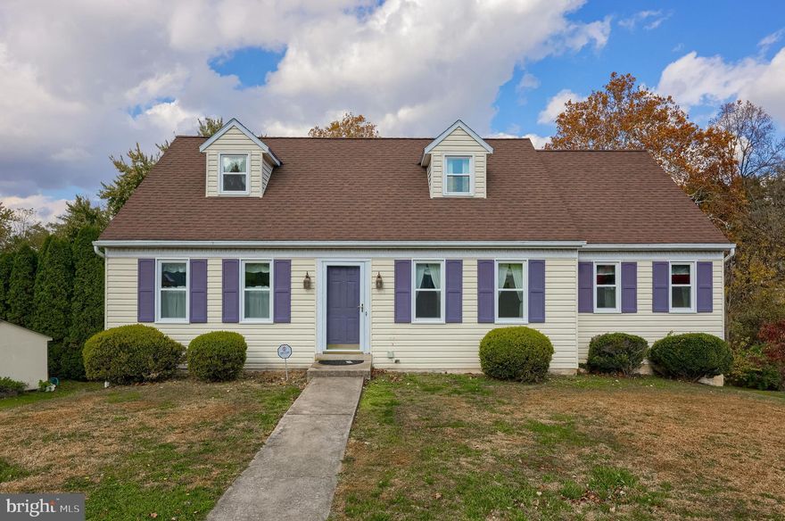 What a value in desirable CV schools!  This cape is a great open floor plan with luxury vinyl plank flooring throughout the first floor living areas.  Plenty of room to entertain with the first floor family room too.  This home has a great view of the rear yard from the elevated deck. The walk out basement is ready to be finished into a great family room too.  If you like to tinker, there are already work benches in the basement for the hobbiest.  Ask now before its too late.