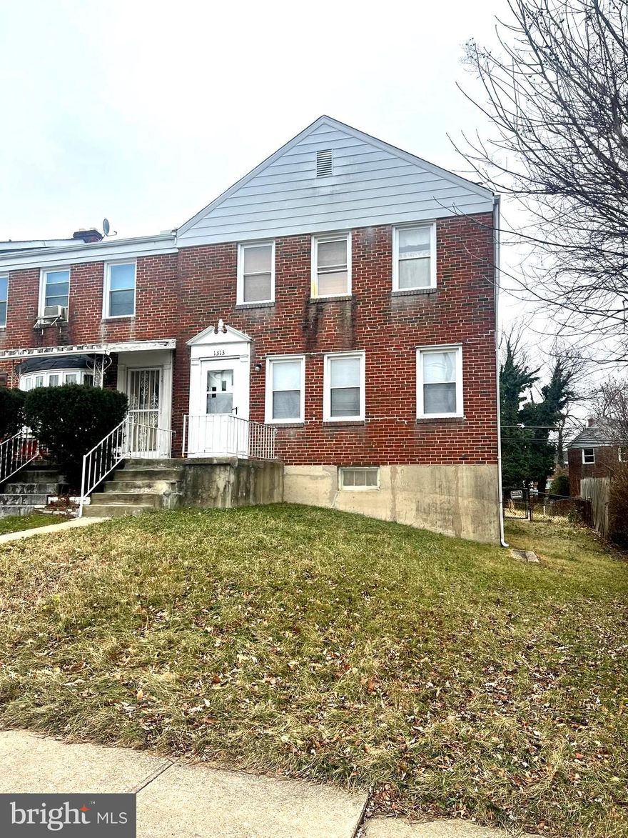 Investor Special – Priced to Sell Fast! Opportunity awaits at 1313 Taylor Ave, Parkville, MD! This property is ideal for investors, flippers, or savvy buyers looking to add value and build equity. Sold strictly AS-IS, this home offers strong potential for renovation, rental income, or resale.  Featuring a solid footprint and desirable location, this property is ready for your vision and updates. Conveniently located near major commuter routes, shopping, dining, and local amenities, making it an attractive option for future occupants or tenants. Seller is motivated and seeking a fast closing. Bring your highest and best offer—this one won’t last long!  Cash, hard money, or renovation financing preferred. Buyer to perform all due diligence.