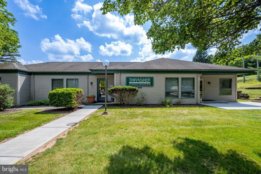 Take notice of the new price adjustment on this commercial venue! Detached office building within the city limits of Oakland. Located in a small office park set-up as a condominium project, this building is well-maintained and is a great location for many business options. Multiple individual offices with several larger spaces to handle conference gatherings and/or additional employees. Full main-level offices with a partial lower-level basement/storage area, several restrooms and a small kitchenette complete the interior space. Consider becoming part of the Thayer Center complex for your next business move!