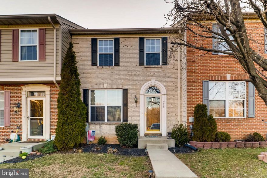 SUPERsized & Spacious brick front townhome features open floor plan with 2 story bump out.Enter in LR w lots of light & open floor plan. Kitchen w/SS appliances & Island overlooking huge Sunroom*Master bedroom with California closet and master full bath.Finished walkout Lower Level w/4th BDR/Office/Den exits to the backyard patio great for entertaining.Simply Amazing w/great finishing touches.WOW!