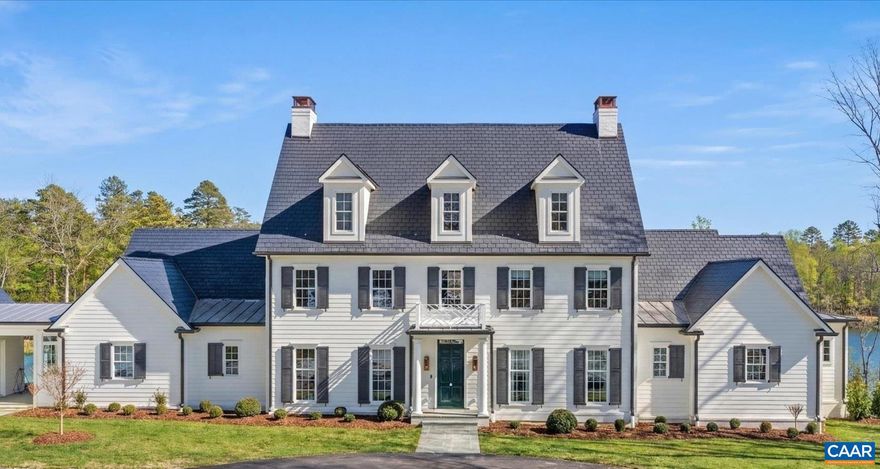 Setting a new standard in Albemarle County, this just-completed, bespoke residence on 4 acres enjoys 180' vistas in the Keswick Estate neighborhood. Upon entering the expansive front hall, one is struck by the sparkling water views; light reflecting off Broadmoor Lake floods most rooms. The floor plan & finish details offer endless inspiration, incl' 11ft ceilings, white oak floors, extraordinary millwork + stone, light fixture & hardware selections. Accessed via covered walkway, the 3 car garage w/ golf cart bay provides expansion potential w/ walk-up 2nd fl. One for the books, the 1st fl bath & dressing room incl' steam shower, stunning tub overlooking the views & large closet w/ beautiful island. Located adjacent to formal dining & a stunning butler?s pantry there is a wine aficionado?s dream display & storage room. 3 bedroom suites & laundry on the 2nd fl & the 3rd fl incl' a large room w/ built-in bunks & full bath, ideal for sleepovers & family visits. In the basement are gym, family/rec rooms, storage. Keswick Estate is w/in mins of Charlottesville & offers private club amenities + world class dining a leisurely stroll or speedy cart ride away. www.4018fairwaydr.com for additional photos, floorplans.,Marble Counter,Exterior Fireplace,Fireplace in Family Room,Fireplace in Master Bedroom