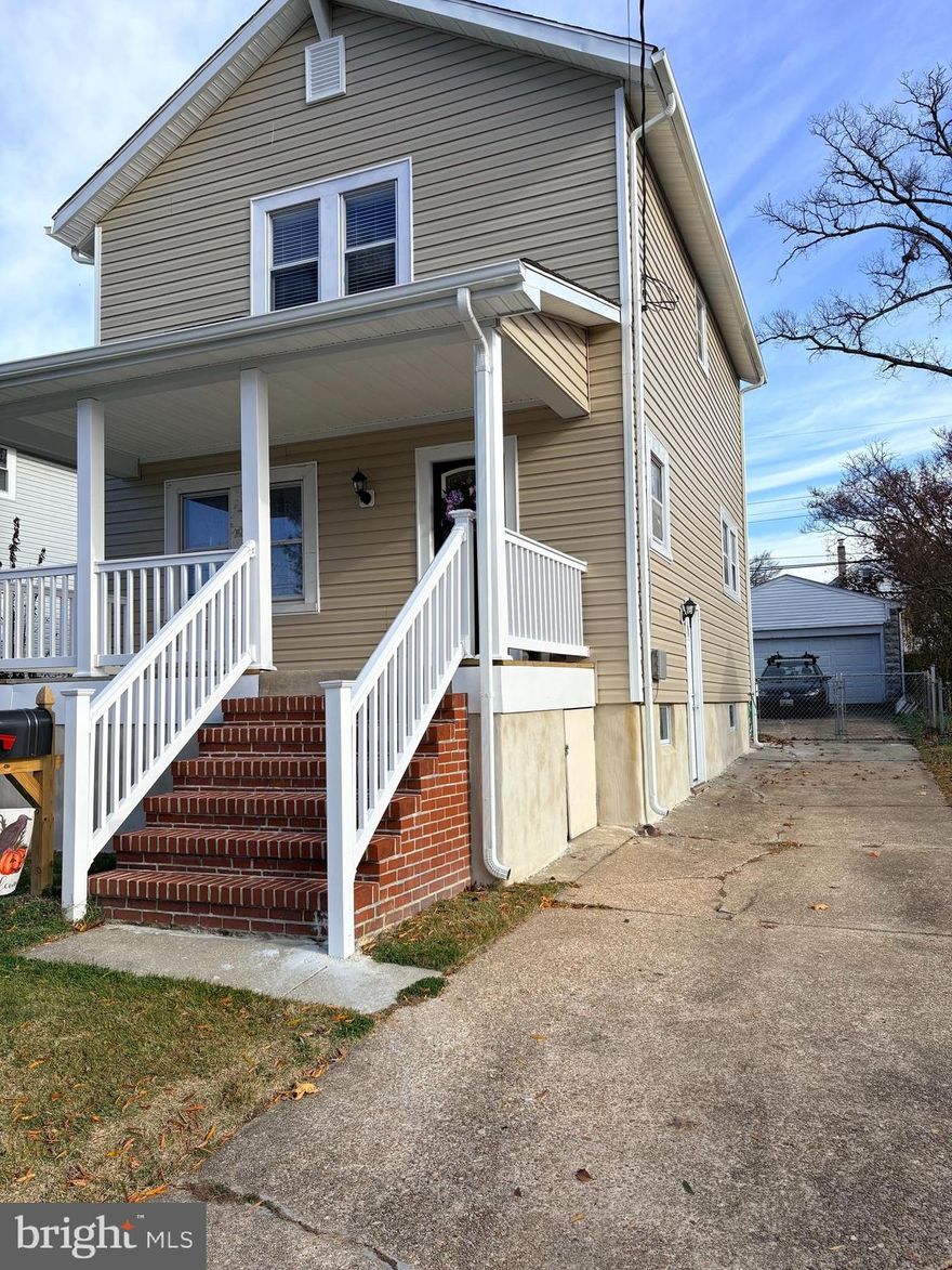 3104 Texas Ave Parkville Md 
Updated 3 bedroom 1.5 Bath Home featuring original charm and updated amenities. This beautiful home has been meticulously maintained and is ready for move in.  Covered front porch, deck and off Street Parking, Garage and fence
