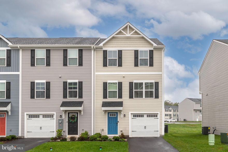 Your chance to own a new home without the wait.  House is less than a year old and in excellent condition.
Home is the Juniper model with over 1500 sqft of finished living space and has a brand new deck off the back.  The main level is highlighted by a gourmet kitchen that's open to the living area . The dining area provides room for entertaining or cozy evenings at home. Upstairs, three large bedrooms offer plenty of closet space and a generous hall bath. Enjoy the convenience of having your laundry room upstairs! The luxury owner's suite is a quiet retreat with its own full bath and huge walk-in closet. The unfinished basement provides plenty of storage space.  Seller is offering  up to $5000 closing cost assistance for the buyer for an acceptable offer