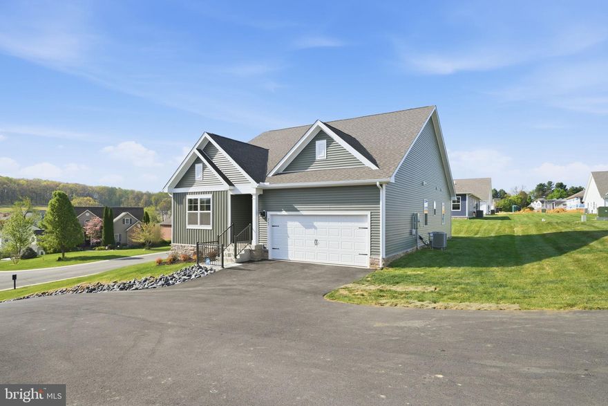 QUICK MOVE-IN! Welcome to this charming ranch-style home, offering 1,698 square feet of comfortable, one-level living designed with ease and convenience in mind. With 4 bedrooms and 2 baths, this thoughtfully designed floorplan features an open concept that seamlessly connects the spacious living, dining, and kitchen areas—perfect for both everyday living and entertaining.
Step outside to a large deck or patio, ideal for relaxing on warm evenings or hosting friends and family. The 2-car garage provides ample space for parking and storage, while the low-maintenance exterior ensures you can spend more time enjoying life and less time on upkeep.
This home combines practicality, comfort, and modern style, making it a perfect fit for those seeking a carefree, maintenance-free lifestyle. Photos are from the builder's library, actual finishes and features may vary. Incentives with use of preferred lender.