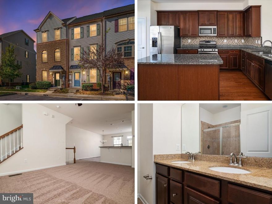 Remarkable Interior Unit Townhome in the Highly Sought After Parkside Community is Available Now!!!  This Like New 3 Bedroom, 3 Full Bathroom Townhome offers almost 2,000 square feet of Living Space.  Features of the Home include Brand New Carpet, Ground Level Bedroom & Full Bathroom, 9 Foot Ceilings, Gourmet Kitchen with Granite Countertops & Island with Stainless Steel Appliances, Beautiful Hardwood Floors, Large Composite Deck with Retractable Awning, Custom Paver Stone Patio, Expansive Primary Suite with Dual Vanity and Upgraded Tile, and So Much More!!!!  Parkside Community Offers Amenities such as Community Pool, Playground, Club House, Picnic Area, Fitness Center, & Bike Trails.  Located Minutes from Fort Meade, Arundel Mills Mall, NSA, Annapolis, & Washington D.C.  Make your Appointment to see this Beautiful Home Today!!!