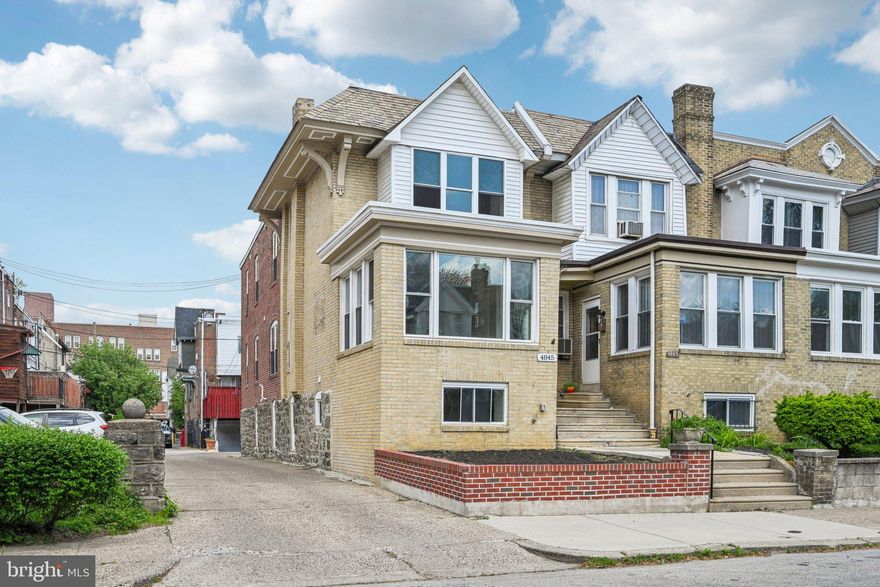 If you are looking for the absolute maximum amount of natural light throughout, then this home is for you. 4845 Larchwood is a Fully Renovated, south-facing end of row with tremendous natural light along all three exposures, including eight large windows along the main floor western face ✅ Tasteful, high-end finishes throughout ✅ Nice outdoor space-both a front garden and a walk-out deck off the main living space ✅ TWO CAR PARKING includes a garage (for your car and bike) and driveway space ✅ On one of University City's loveliest blocks (in the Lea School Catchment), this 4 bedroom plus family room 3.5 bath home also includes a super bright sunroom entry and a finished lower level with lots of windows for significant natural light (Great natural light on all three floors). Completely renovated from top to bottom-- all finishes and systems-- everything is new from the gorgeous kitchen with white shaker cabinets, granite countertops, island top and backsplash, to the KitchenAid, Bosch, and GE appliances, to all four stylish bathrooms. All HVAC, electric, roofing, windows, etc. Everything is tastefully done-- moldings, chair rail, wood floors, recessed LED lighting, lighting fixtures, etc. Excellent storage space throughout. STELLAR location—4845 Larchwood is a short walk to Clark Park and its fabulous Farmers' market, Cedar Park, University City Swim Club, ReAnimator Coffee, Knock Box Café, Mariposa Food Co-op, Bookers, Carbon Copy, Gold Standard, Vietnam Cafe, Vientiane, Loco Pez, Doro Bet, Gojjo, Cleo Bagels, and all of Baltimore Avenue's Restaurant Row, as well as other restaurants, shops & cafes. Close to HUP, CHOP, Penn, Drexel, Penn Vet, and 13 minutes to Center City by car or bike and plenty of convenient SEPTA options. No surprise that this home in the LEA SCHOOL CATCHMENT has a 90 WalkScore. Awesome home, block, and location—plus seemingly impossible light and 2-car parking!