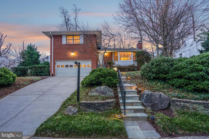 Discover the charm of 412 Underhill Place, nestled in a peaceful cul-de-sac in Alexandria City's sought-after Monticello Park neighborhood. Located in the prestigious Beverley Hills area, this inviting home offers a rare blend of privacy and convenience. A spacious two-car garage, beautifully landscaped multi-tiered yard, and a large brick patio, just steps from the kitchen, create the perfect setting for relaxing or entertaining.

Inside, four finished levels feature beautiful oak hardwood floors that lead to a bright and welcoming living room with a wood-burning fireplace and an expansive bay window that fills the space with natural light. Just off of the living room is the formal dining room and eat-in kitchen offering both style and functionality, with rich dark cabinetry, under-cabinet lighting, Corian countertops, brand-new flooring, and a second bay window overlooking the backyard. A built-in, pull-out table conveniently accommodates seating for four.

A few steps down, the inviting family room features a remote-controlled gas fireplace and direct access to the side yard and garage. The lower level offers even more versatility with a spacious bonus room, a third full bath, and a private office.

Upstairs, three generously sized bedrooms and two updated full bathrooms provide comfortable living. The owner’s suite includes a large walk-in closet and a beautifully renovated private bath with tan ceramic tile, elegant accent detailing, and a generously sized glass-enclosed shower. The home’s thoughtful design ensures plenty of storage, including a huge easy attic access, and the added comfort of newly installed auto-cooling roof fans.

Recent updates include a new roof (2024), kitchen flooring (2025), GE Profile washer and dryer (2025/2024), KitchenAid refrigerator (2024), KitchenAid dishwasher (2023), Samsung microwave (2023), Samsung double oven gas stove (2022), and 50 gallon commercial grade gas water heater (2020).

Embrace a lifestyle of comfort and convenience in this welcoming neighborhood, where suburban tranquility meets urban accessibility. With easy access to I-395, shopping, and the vibrant hubs of Washington, D.C. (5 Miles), Old Town Alexandria (2.5 miles), Georgetown (3.5 miles) National Landing (3.5 miles), Shirlington (1 mile) and Del Ray (1 mile), this exceptional home is waiting for you. Don't miss your chance to make it yours!