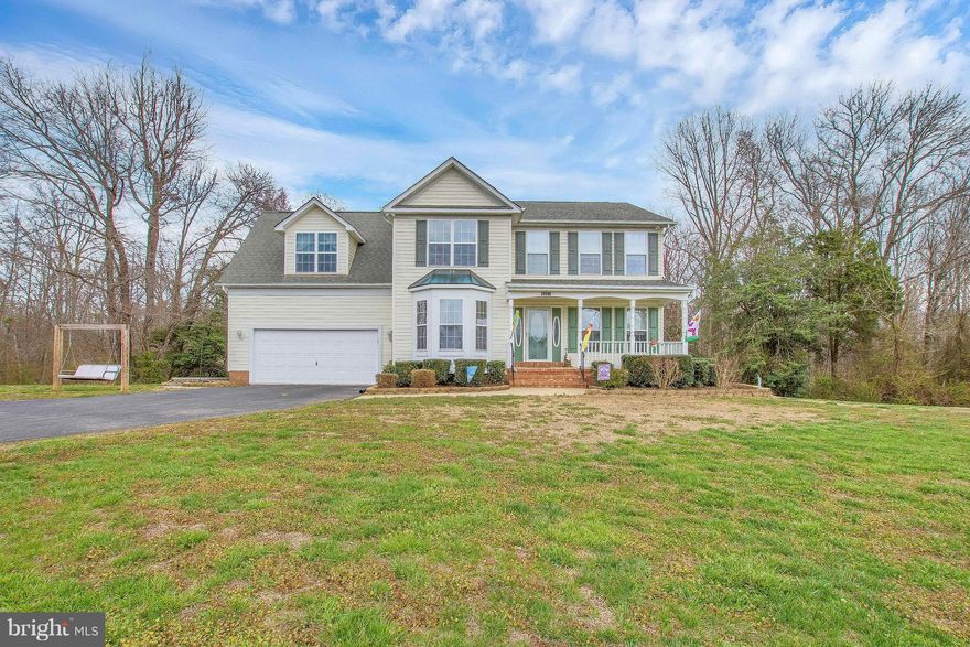 Beautiful 4bd 4.5 ba Colonial on a peaceful street w/ 2+ acres! Elegant dining rm complete w/ wainscoting, crown molding & HDWD flrs. Open flr plan makes the transition from rm to rm seamless. 2 att. mstr bdrms! One Mstr ba w/ dbl vanities, soaking tub, & tiled shwr w/ seat. Finished rec rm in bsmnt!  Secluded backyard boasts hardscaping, patio, deck  storage shed. HVAC units less than 3 yrs old!
