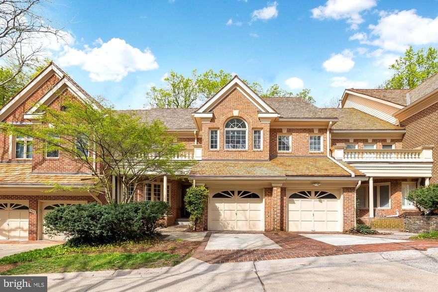 Nestled in the highly coveted Bethesda enclave of Brookmont, this tri-level townhome offers a tranquil retreat with the convenience of urban living. Venture beyond the stone gatehouse and follow the private road to discover serene and intimate Carlton Place, where spaciousness and elegance await.

As you step into the home, you're greeted by an inviting main level boasting an updated kitchen, complete with a Subzero refrigerator, Jenn-Air gas cooktop, granite countertops, and a double oven. Adjacent to the kitchen is a breakfast area ideal for enjoying your morning coffee.

The main level also boasts a spacious living room with a fireplace, offering abundant natural light through skylights and direct access to one of two private decks. With its serene outdoor oasis overlooking lush greenery and trees, this creates an extension of the living space perfect for relaxation and enjoyment. Additionally, the main level includes a dining room, study, and powder room, providing a well-rounded living experience.

Ascend to the upper level, where you'll find the owner's suite—a luxurious retreat with a fireplace, an oversized walk-in closet and a recently renovated spa-like bathroom featuring a soaking tub, shower, dual vanities, and water closet for added privacy. This level also includes two additional bedrooms and a renovated bathroom.

On the lower level, an inviting family room awaits, complete with a fireplace and wet bar.  Additionally, there's a fourth bedroom with custom built-ins, a full bathroom, laundry room, and ample storage space. For added ease, there is an electric car charging plug installed in the garage. 

Conveniently located just minutes from the C & O Canal, Capital Crescent Trail, Metro, shops, dining, and Sibley Hospital, this home offers unparalleled convenience. With a monthly HOA that includes benefits like landscaping, snow removal, exterior painting, leaf removal, roof maintenance, and gutter cleaning, you’ll enjoy carefree living at Carlton Place.