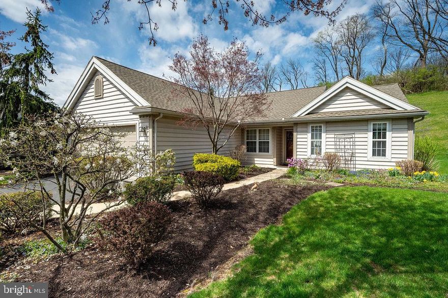 Welcome to 314 Charleston Lane, an elegant patio-style ranch tucked away on a quiet cul-de-sac in the prestigious Villages of Spring Ridge. Backing to open space with nothing behind, this home offers a rare blend of privacy, comfort, and refined low-maintenance living.
At the heart of the home is a beautifully appointed kitchen designed to impress featuring expansive counter space, abundant cabinetry, a center island, and sleek stainless steel appliances. Whether hosting or enjoying a quiet evening in, this space effortlessly combines style and functionality.
The kitchen flows seamlessly into a stunning open-concept living area, where soaring ceilings and a dramatic skylight fill the space with natural light. The generously sized living room offers an airy, sophisticated atmosphere, perfect for both relaxing and entertaining.
Thoughtfully designed for one-floor living, the home showcases durable vinyl plank flooring throughout the main living areas, complemented by carpeting in the bedrooms. The primary suite is a true retreat, highlighted by a tray ceiling, spacious walk-in closet, and a luxurious en-suite bath with a walk-in shower and double vanity.
Two additional well-proportioned bedrooms and a second full bath provide flexibility for guests, work, or hobbies.
Step outside to your private rear patio which is an ideal setting for serene mornings or elegant outdoor gatherings, all with the benefit of no rear neighbors.
Additional features include a two-car garage and the ease of an HOA that manages lawn care, snow removal, and landscaping delivering a truly effortless lifestyle.
Residents of Spring Ridge enjoy access to exceptional amenities, including a community pool, pickleball courts, and a beautifully appointed clubhouse, all within a highly sought-after location.
Elegant, effortless, and perfectly placed, this is the home you’ve been waiting for.