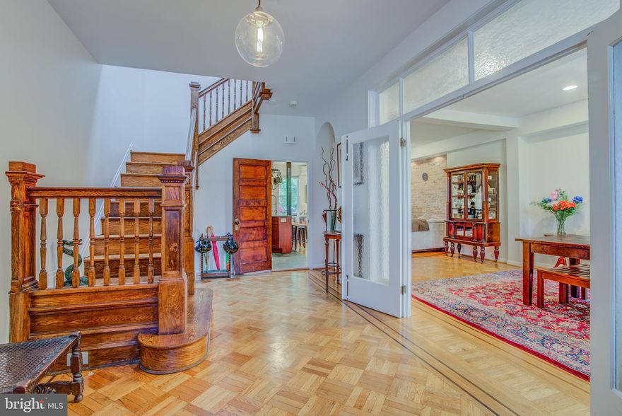 Exquisitely appointed 24' wide home exudes style and class providing an expansive, open-floor plan w/ 9 ft+ ceilings allowing this home to flood with natural light. Gut renovation in 2012 retaining significant charm and architectural elements such as original staircase, French doors in formal dining room, exposed brick. Owner s Suite w/ private bath w/ heated floors and deep whirlpool tub. Large walk-in custom closet/4th bedroom. 2 additional bedrooms on 2nd level w/ massive closets w/ raised storage or sleeping lofts. Large front and rear porches w/ built-in bench seating, second floor rear balcony overlooking your lush gardens w/ exotic Japanese plants truly create an indoor-outdoor urban oasis. Full lower level family room w/ fireplace, workshop, laundry and wine closet! Framing and plumbing in place to add bathroom to your desire! Also loaded with GREEN Features, TPO White Roof w/ warranty, Spray Foam Insulation, New Boiler, Tankless Water Heater w/ add'l water heater for Instant Hot Water anywhere in the home! High-End Bosch Appliances and Blue Star 6 Burner Stove Top w/ infrared broiler!  Easy parking for 2+ cars! Walking distance to JHU, Wyman Park, Waverly Farmers Market. Quick access to Charm City Circulator Purple Line and Penn Station. This is the home you've been waiting for!