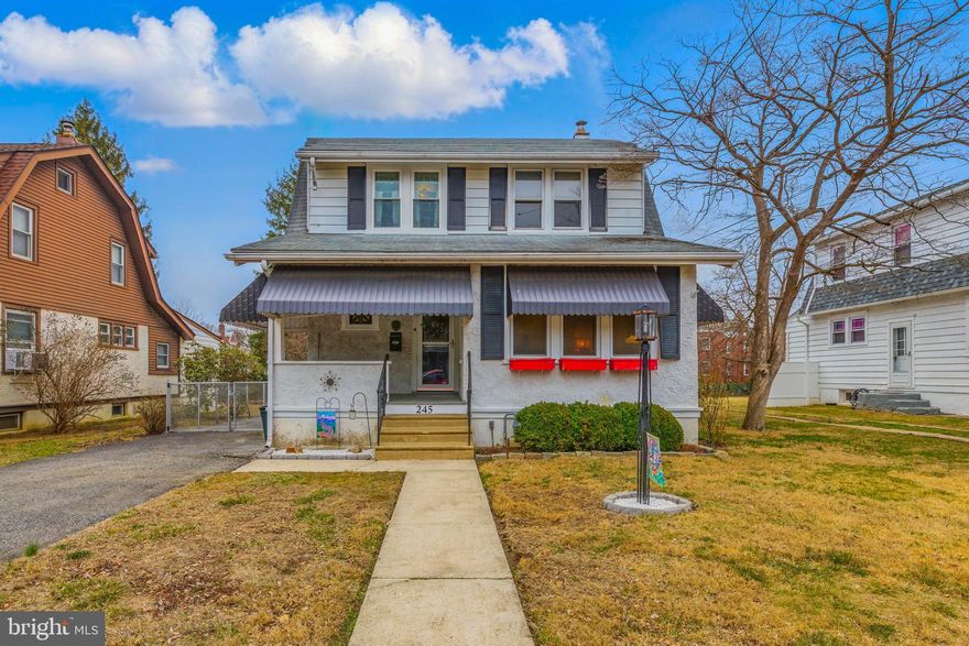 Welcome to this inviting 3-bedroom, 2.5-bath single-family home full of character and functionality. Step onto the covered front porch — perfect for morning coffee — and into a cozy living room with beautiful hardwood floors. The main floor features a separate dining room, an eat-in kitchen, a convenient main-floor laundry, and a half bath. A sunroom floods the space with natural light, while an additional den offers flexibility for a home office or reading nook. Upstairs, you’ll find three comfortable bedrooms and a full bathroom. The finished basement provides even more living space, complete with an extra full bath — ideal for a rec room, extra storage or gym. The backyard offers a level, fenced-in yard perfect for pets, play, or entertaining. A long driveway leads to a detached, oversized 2-car garage, providing ample parking and storage. This home combines comfort, convenience, and charm — schedule your showing today!
