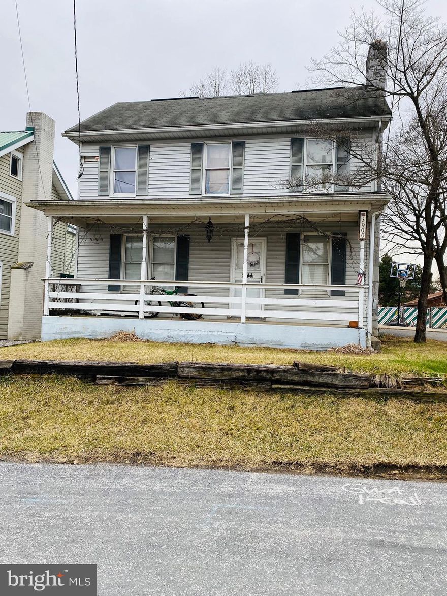 Home is located near I-81, home offers 3 beds 1 full bath and 2 half baths.  Looking for something to renovate or put your own designs into?  Then this is your place!  Seller is motivated!