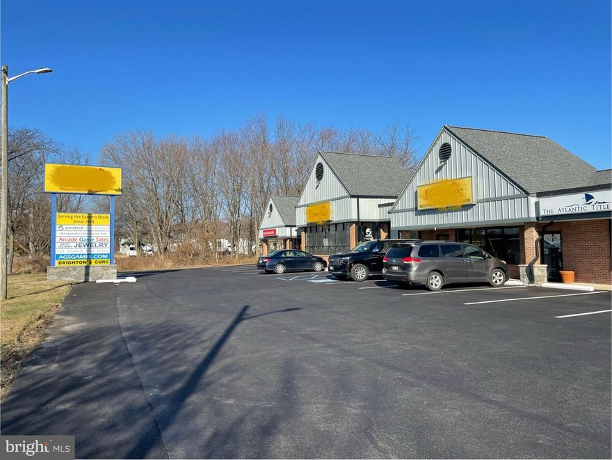 Over 77,000 Annual Average Daily Traffic could be passing your business every day with large signage available on busy Rt 50/301.   1,450 Sqft of office or retail space consisting of reception area, conference room and 2 large bullpen areas with a bathroom.  Easy on/off Rt 50/301 and plenty of parking.  Can be leased with 214 if you need more square footage.  CAM Additional.