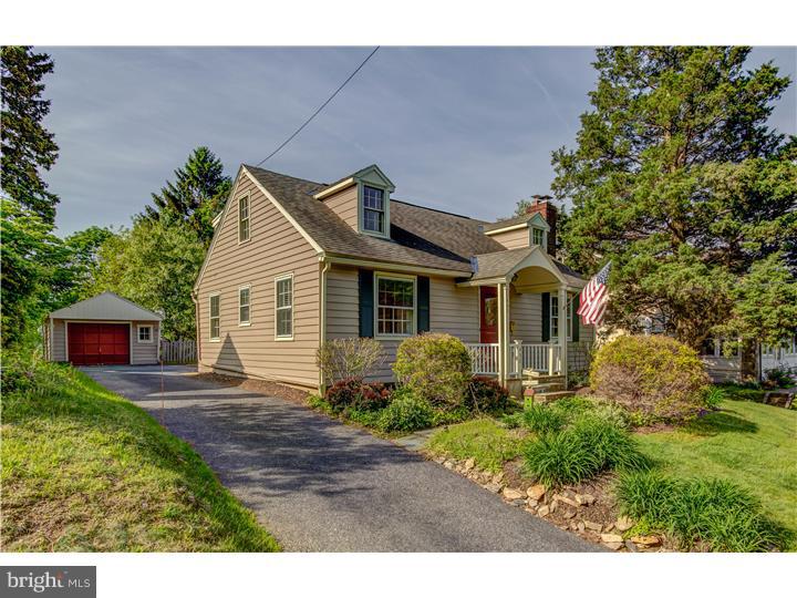Welcome to this fantastic 4 BR 2 Bath Cape in the heart of Kennett Square Borough! This home has been freshly updated with refinished hardwood floors and fresh paint throughout.  The large Family Room is perfect for relaxing and entertaining your family and guests, complete with cozy wood-burning fireplace, plantation shutters, gleaming floors and ceiling fan.  Formal Dining Room with lots of daylight leads to the Kitchen with access to the private rear yard and finished basement.  Master Bedroom located on the 1st floor as well as a full Center Hall Bath. 1st floor also includes an Office/Den with custom built-in shelving. 2nd floor has 3 generous sized bedrooms with tons of character and a full Center Hall Bath.  Finished basement with custom-built bar area, 2nd Family Room and additional storage. Gorgeous yard with a wisteria-lined patio overlooking the fenced rear lawn. Detached garage, this gem is ready for it's lucky new family!