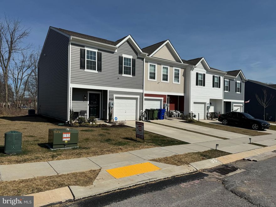 Sought after, End of Row Locust Run Townhome in quiet end of the community location. Beautifully maintained inside with comfortable open floor plan. Downstairs features great room with laminate wood style floors, a chef’s kitchen with granite counters, stainless steel appliances & pantry closet, a half bathroom, a sliding glass door leading to back yard, and access to 1 car garage. Upstairs offers carpeted floors with 3 bedrooms and 2 full bathrooms. The primary bedroom has an ensuite bathroom and a large walk-in closet. Locust Run is conveniently located a few minutes from I-83 with easy access to shopping, restaurants, and area attractions. Don’t miss this great opportunity in Locust Run!