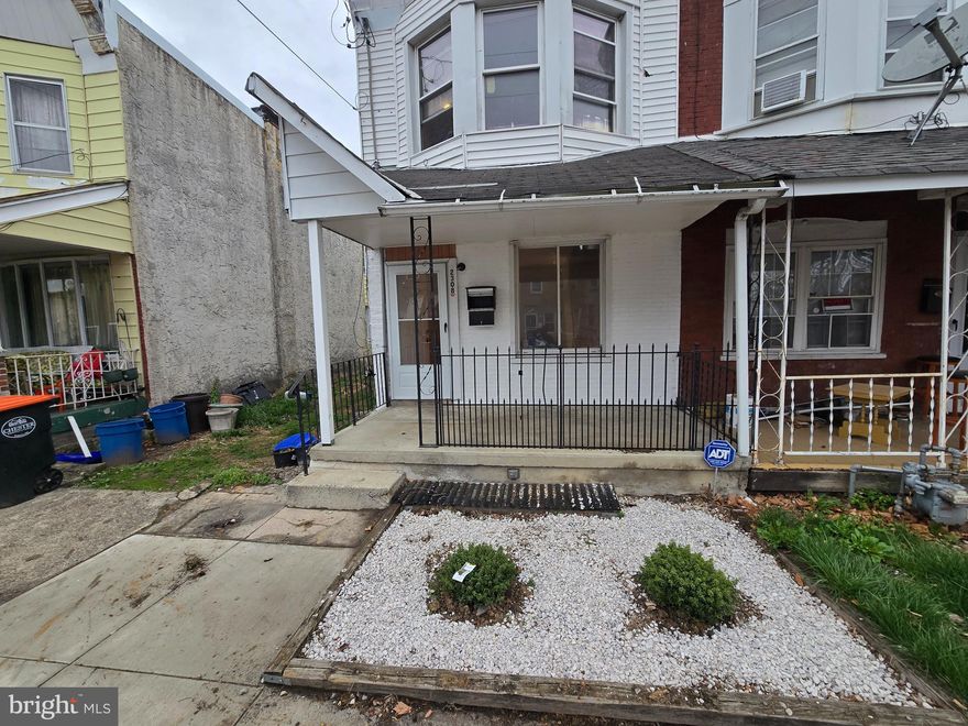 Great, fully renovated house near stadium and Commodore Barry bridge close to Chester Waterfront area. Unusually large bathroom suit with large tb, shower cabin, 2 sinks.  New laminate floors, recent paint, beautiful and unique, large bathroom suite with separate shower cabin; New appliances; large rear driveway, plenty street parking; New plumbing, New electric; New roof; Professionally managed. Owner is a PA real estate licensee.