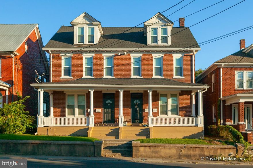 Quadplex.. Rare Investment opportunity! Real Estate Investing's Best Kept Secret. Not many are built or come on the market! Exceptional, Fully rented, large 4 unit all brick Quadplex,2 one bedroom  units, 2 two to three bedroom units,  6 baths, 4 porches/2 balconies, garage + off street parking.  Two long term tenants. Convenient in town location.  Property is Well cared for with Numerous improvements: Roof replaced, all 50 windows and blinds replaced, 4 HVAC Units Replaced, 4 water heaters replaced, porches/balconies and railings redone, replaced all sewage line in basement and backyard, rerouted down spouts to street and much, much more. ( Owner retiring and traveling).
Unique advantages of a Quadplex as a landlord.  You can build  your portfolio and passive income much faster buying 4 units at a time.  If  you live in one of the units as your primary residence, you may be able to qualify for a conventional of FHA loan ( low or no money down) to purchase a Quadplex, just like a single family home.  By living in one unit and renting out the rest,  you can live for free or almost free while your tenants make your mortgage payment every month.  Putting multiple units under one roof makes them easier and cheaper to manage.  Exceptional property.