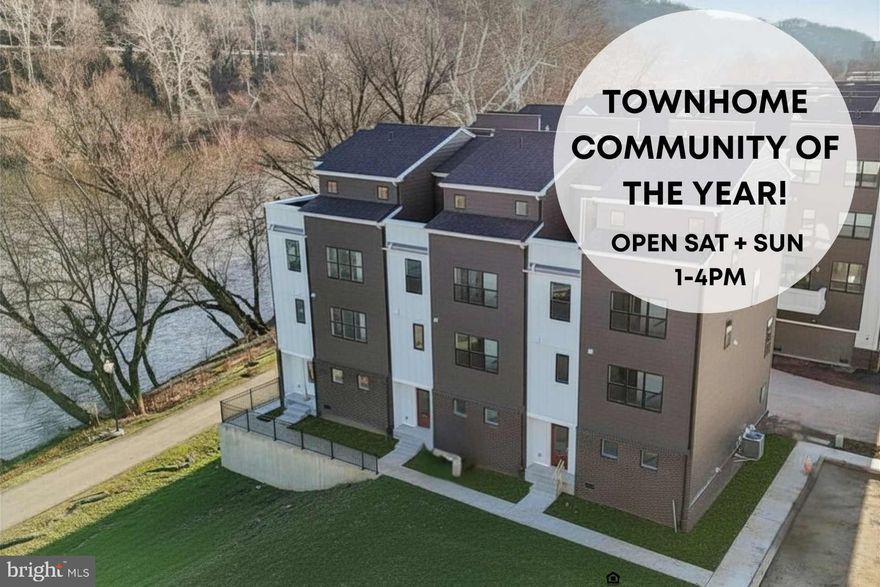 Welcome to the Townhome Community of the Year, just awarded by the Best in PA
Living! River Place offers a scenic lifestyle along the Schuylkill river while still walkable
to restaurants and the Spring Mill train. We’ve saved our best new construction home for
last! Unit 956 has a private elevator, three bedrooms PLUS a flex room, and three off-
street parking spaces. The huge, top floor Owner’s suite has a private roof deck with
breathtaking views of the river and community open space. And it’s ready to move right
in!
River Place residents enjoy low taxes and a location in the award-winning Colonial
school district. Commuting is a breeze with easy access to I-476, 76, 276 and major
commuting arteries. Or walk 5 minutes to hop a train to center city, the airport or New
York. Liberate your life with a low-maintenance, lock-and-leave lifestyle. Schedule your
tour today to see why Unit 956 is a one of a kind opportunity!