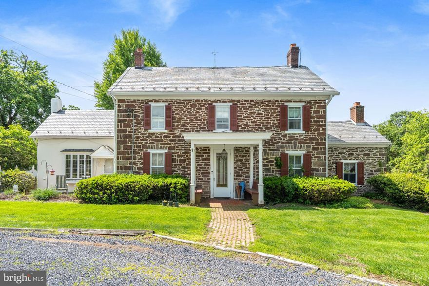 Step into history with this stunning 5-bedroom, 2.5-bath main residence built in 1850, offering nearly 4,000 sq ft of timeless charm blended with modern utility. Enjoy coffee in your sunroom facing a 2/3 acre pond with its own dock and fountain. Discover the hidden staircase in the wood-adorned office that adds to the estate’s character. A 1,000-gallon propane tank and whole-house backup generator ensure reliable comfort for over a week. 

A separate 1,000+ sq ft carriage house and recording studio—complete with its own bathroom, electric meter, and heat/water connection—is perfect for guests, rental income, or creative space. The property also features a massive 18th-century pole barn ideal for events, storage, or transformation into a wedding venue.

Set on over 8 serene acres of open farmland, the property features a grand tree-lined driveway and limitless potential for a personal retreat or entrepreneurial vision. A rare opportunity to own a slice of history with modern versatility—schedule your private showing today!