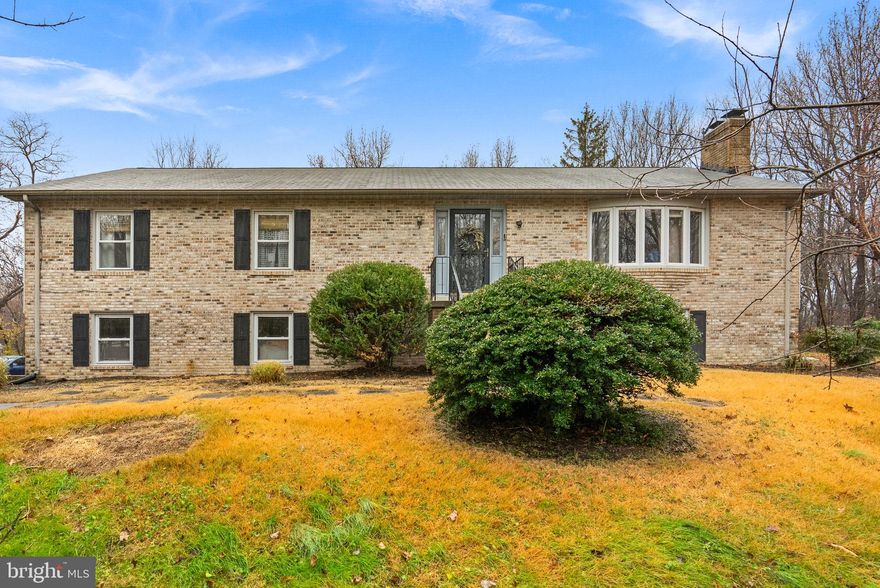 Single family home in a private oasis on a large 3.35 acre lot.  Privacy at its best.  Inground pool for your enjoyment.  Primary bedroom suite has an exceptional layout with a generous amount of closet space including a large walk-in closet in addition to 4 other closets.  Sitting room/office overlooks the pool and wooded area - very relaxing.  The primary bathroom features a built in towel warmer and other quality upgrades.  Hardwood flooring on main and lower levels.  2 wood stoves capable of heating the entire house.  Large, spacious kitchen with corian countertops, stainless steel appliances, island and a generous space for dining.  Kitchen provides access to the deck on the upper level.   The well pump was replaced 2 years ago and has a 30 year warranty.  The washing machine was purchased last year.  Don't miss this great opportunity.  It won't last!