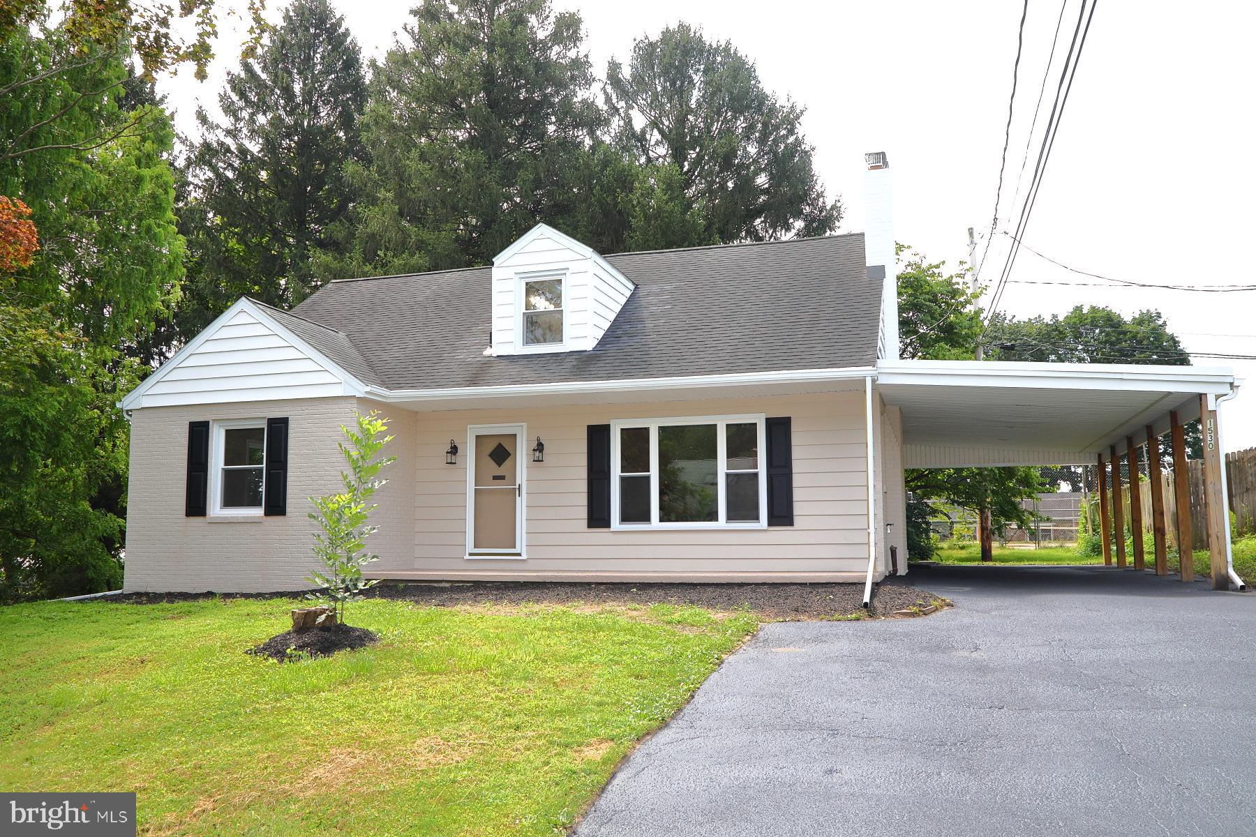 MUST SEE 4 bedrooms and 2 1/2 baths. Detached home in East Hempfield Twp . Great location corner lot that borders Wheatland Hills Park and Westside Tennis Club Home is conveniently located near all conveniences.
Total Rehab new kitchen 2 1/2 new baths, paint, flooring, air conditioning, appliances, windows, and fireplace.
Very open floor plan 2142 square feet home with 2 bedrooms on first floor. Another additional 939 square feet in lower level with a finished family room and storage
