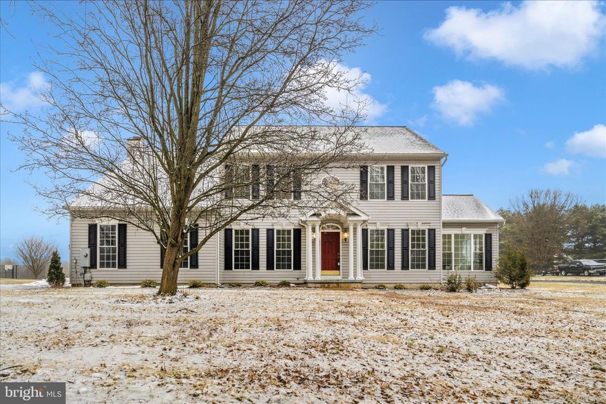 Welcome home to the sought after Paddocks!  This beautiful neighborhood was once home of the prestigious Ryehill Farm, home to some of horse racing's finest thoroughbreds.  The rolling hills, rustic fences, tree lined streets and 2+ acre lots makes this neighborhood one of a kind!  This 4 bedroom 2.5 bath home  featuring over 4200 sq ft .  is set on a gorgeous,  rare, level 2+ acre property offering endless possibilities from outdoor gatherings to gardening , play areas or even a future pool.  The Family Room, the heart of the home features a striking stone (wood burning) fireplace creating a stunning focal point and the perfect cozy gathering space which opens to the large kitchen making it easy for everyone to visit, cook and relax together.   Natural light pours into the bright Sunroom offering a peaceful retreat for morning coffee, reading or simply enjoying views of the expansive property. An Office, Livingroom, Dining Room, Laundry and Garage complete the Main Level.  Upper level features an expansive Primary Retreat with sitting area, 2 walk in closets, cathedral ceiling and Primary bath featuring dual sinks, soaking tub, separate shower and water closet.  3 other generous sized bedrooms and a full hall bath complete the upstairs.  Updates include New Roof 2022, New Fencing 2025 and 1st floor Carpet 2026.  Great commuter location, just a few miles to 70.  Close to schools, parks, shopping and restaurants.  Challedon Golf Course just over the hill.  Come Visit! Open houses Saturday 3/7 12-2 and Sunday 3/8 12-2