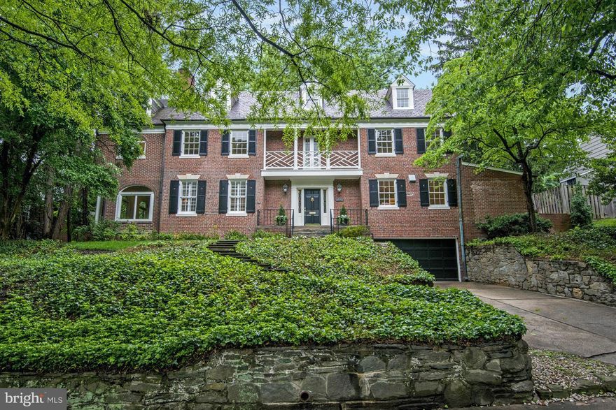 Outstanding renovation of handsome six bedroom, four full and two half bath Colonial on picturesque lot. Features include formal living and dining rooms, a stunning kitchen with handmade cabinetry and an island open to the family room, a sun room opening to the garden, a master suite with a luxurious renovated marble bath, an attached garage and large, level lot complete this exceptional offering.