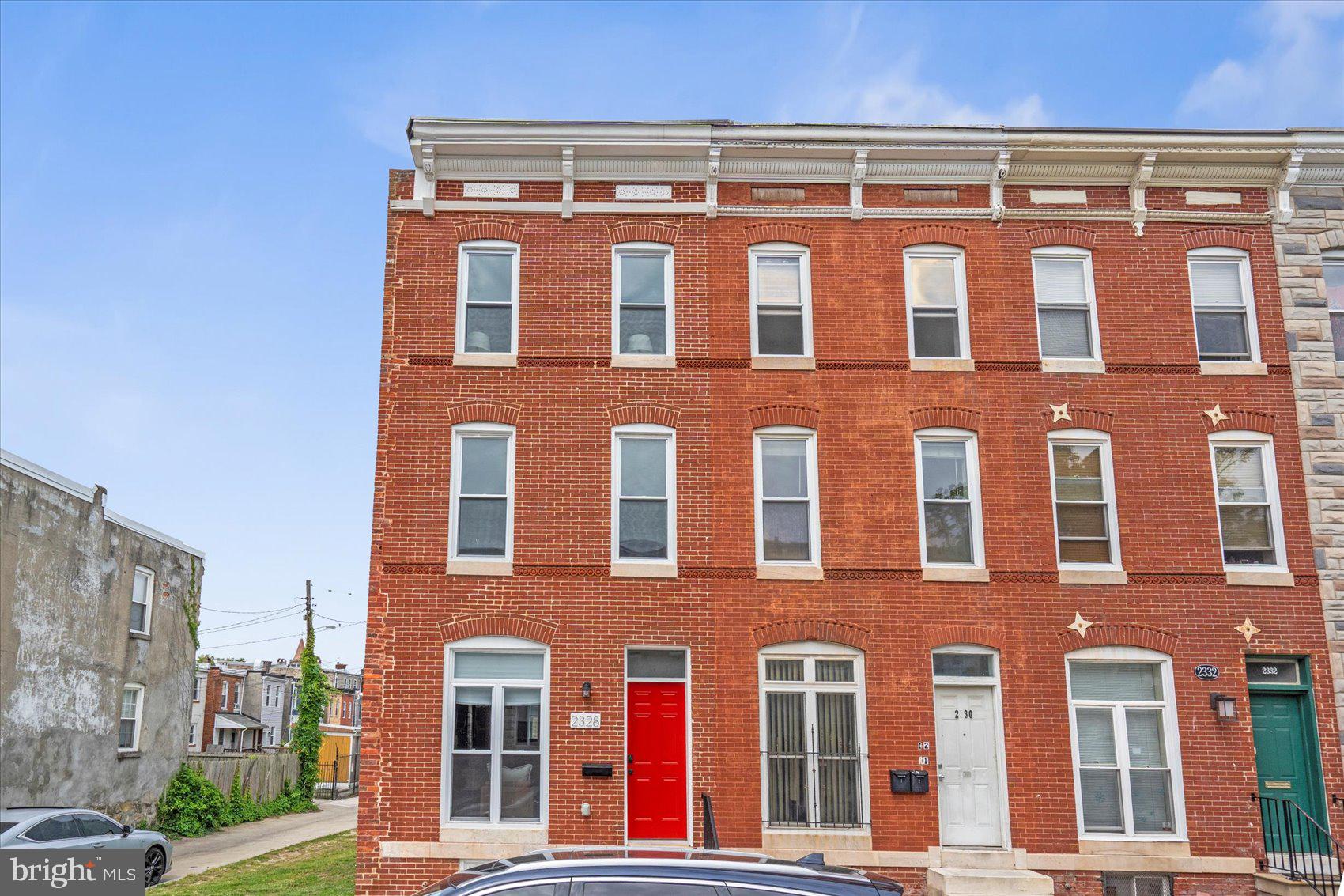 Beautifully renovated 3BR/3BA brick Townhome located on a quiet street in the heart of the Barclay neighborhood. Open the door into your forever home and find the first of four floors of living space. The main floor features an abundance of natural light, an exposed brick wall, hardwood floors, a soft color palette, and an open floor plan. Walk through the spacious living room into the dining room and kitchen. The kitchen boasts plenty of cabinets, stainless steel appliances, granite countertops with a complementary tiled backsplash, and a deep stainless sink. The hardwood floors continue onto the second floor, featuring a newly carpeted secondary bedroom, a full bath, and a large primary suite boasting a stunning private ensuite with a beautifully tiled walk-in shower. Onto the third floor featuring an open loft space adorned with a custom feature wall, a primary-sized bedroom, and a newly remodeled full bath. The lower level is semi-finished offering you the opportunity to create the space needed to accommodate your family's needs. From the kitchen step outside to a yard with a patio and an abundance of green space perfect for hosting family and friends. This home is move-in ready with so much to offer new homeowners and is located in close proximity to shopping, restaurants, and commuter routes.
Property Eligible for the following grants/assistance:
Vacants 2 Value ($10k down payment assistance)
LNYW (up to $17k)
HNI Special Purchase
Buy Back the block ( up to$15k grant)
Central Baltimore Homebuying Incentive program ($ 0k downpayment assistance, 0% interest deferred loan)