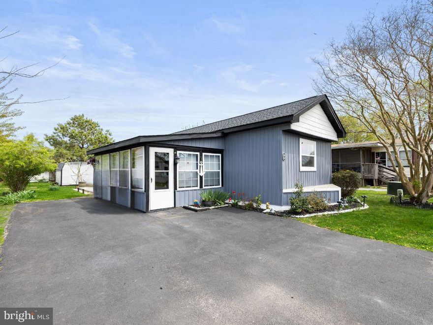 Welcome to 6 Candlelight Lane in the amenity rich community of Colonial East, just minutes from Rehoboth Beach and Lewes.

This 2 bedroom, 1 bath home has been thoughtfully updated with substantial improvements completed in 2024 and 2025, offering both comfort and long term peace of mind. In 2025 the home received a brand new pitched roof and new exterior siding, enhancing durability and curb appeal. Interior updates completed in 2024 include new flooring throughout and updated plumbing. The electrical system has also been upgraded with a new panel and new meter.

The home features gas heat, a gas stove, and a gas water heater, along with central air conditioning for year round comfort. Being sold fully furnished, this property offers a true turn key opportunity, whether you are seeking a beach getaway, seasonal retreat, or full time residence.

Colonial East provides residents access to a community pool, clubhouse, dog park, playground, and well maintained common areas. Conveniently located east of Route 1, the community offers easy access to restaurants, shopping, entertainment, the Junction and Breakwater Trail, and the beaches of Rehoboth and Lewes.

With meaningful system upgrades already completed and furnishings included, this home is ready for its next owner to enjoy coastal Delaware living.