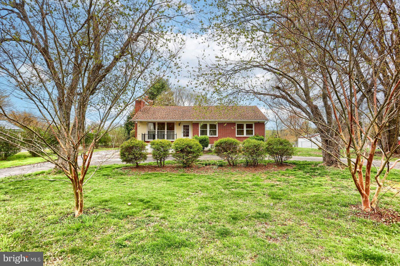 Comfortable Brick Rancher in sought after neighborhood in Van Bibber Manor with a circular asphalt driveway, inviting front porch and subdivision potential. The home has 3 bedrooms and one full bath on the main level with a wood burning fireplace with insert in the Living Room. There are hardwood floors in the LR, DR, Hallway and one of the bedrooms. The full basement is framed up for rooms with a Flush and ready for your creativity. Huge deck (15 x 12) off of the kitchen overlooking a level back yard. Recent roof and solar panels for lower electric costs. Seller prefers to sell AS-IS.
Reference the subdivision potential: the surveyor's concept plan is uploaded in documents. The property qualifies with density requirements and has public water and sewer. Buyer to do their own due diligence with Harford County as to the subdivision potential and process.