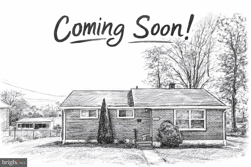 Welcome home to this charming one-level rancher, offering the perfect blend of comfort, convenience, and location! Nestled in a quiet, tucked-away neighborhood, this home provides a peaceful setting while still offering quick and easy access to Liberty Road and the Beltway—making daily commutes and errands a breeze. Enjoy the simplicity of single-level living, ideal for ease and accessibility.
This home has been thoughtfully updated throughout, offering a clean, modern feel that allows you to move right in with confidence. The kitchen features updated appliances and a fresh, functional layout, perfectly suited for both everyday living and entertaining.
The property features both a flat front yard and a spacious backyard—perfect for kids to play, pets to roam, or hosting gatherings with family and friends. Whether you're entertaining or simply relaxing outdoors, this home offers the space and setting to make it your own.
A wonderful opportunity in a sought-after location—don’t miss it!