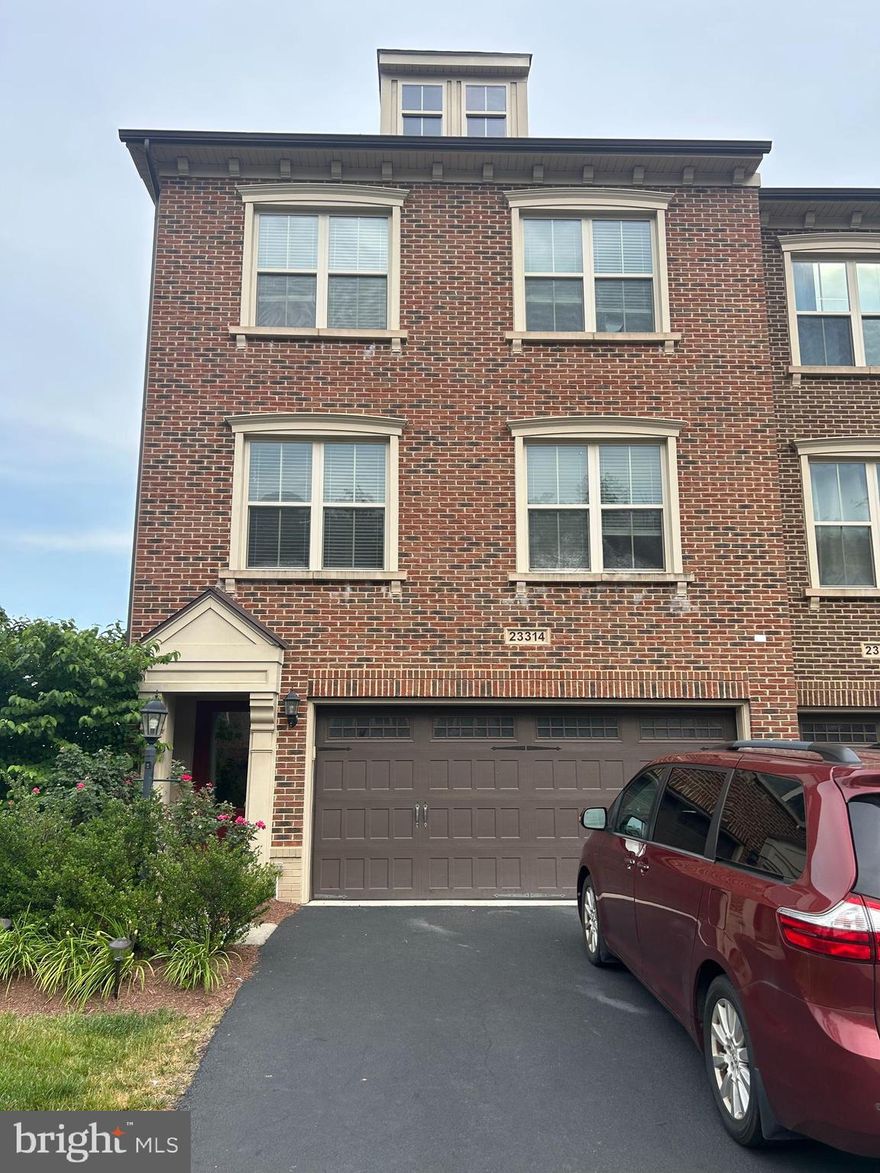 SOLAR PANELS in the property. RENT INCLUDES VERIZON INTERNET and CABLE TV SERVICE provided by HOA.  Average electric bill is $30/month  as per current tenant.
Well maintained Beautiful 3 level Townhouse with 3 bedrooms , 3 full baths & 1 half baths is available for rent. Backyard is facing spectacular view from the deck, Kitchen and master bedroom. Other features include: 2 car garage, gourmet kitchen with island, stainless steel appliances, huge deck, master bedroom tub & separate shower.
Note: Please remove shoes