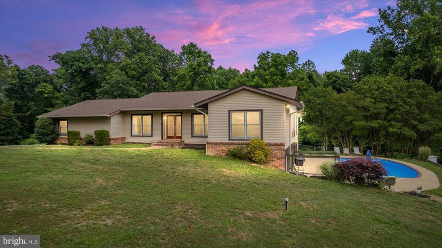 Take a look at this property, located in a quiet scenic neighborhood. No HOA rules to contend with.. Very secluded at the end of a cul-de-sac. Neighborhood is centrally located off of Rt. 2  with quick options to Rt. 4,  Rt. 50 and convenient shopping options in Edgewater. Only fifteen minutes to Annapolis. Plenty of room to spread out in this property. Two car side load garage, Two car detached garage with a workshop area. Also has a Barn with four stalls  with a separate pasture for horses and or cows, sheep, etc.One level living with a fully finished basement. Home has a recently updated kitchen and many rooms repainted. Come see this home on Sunday