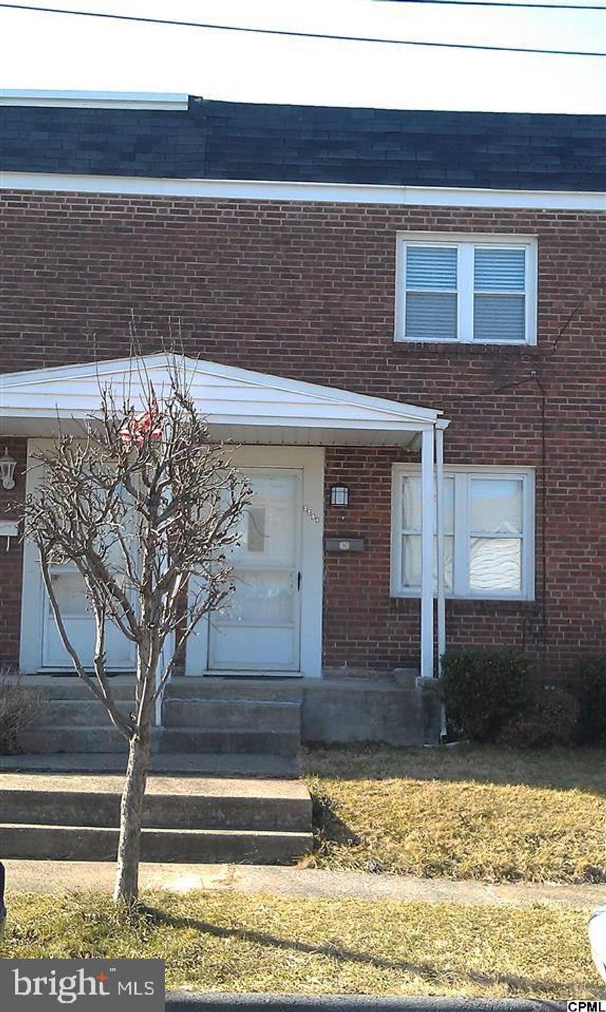 Townhouse located close to Italian Lake. 2 Large BR, large bath, eat in kitchen with gas stove, dishwasher and plenty of cabinet space. Spacious Dining Room and Living Room. Total 1,128 Sq Ft living space. Full basement w/washer & dryer included. Small fenced yard. Off street parking. Gas heat and central air. Very close to I-81. Easy walking distance to CAT Bus Stop. Tenant pays utilities.