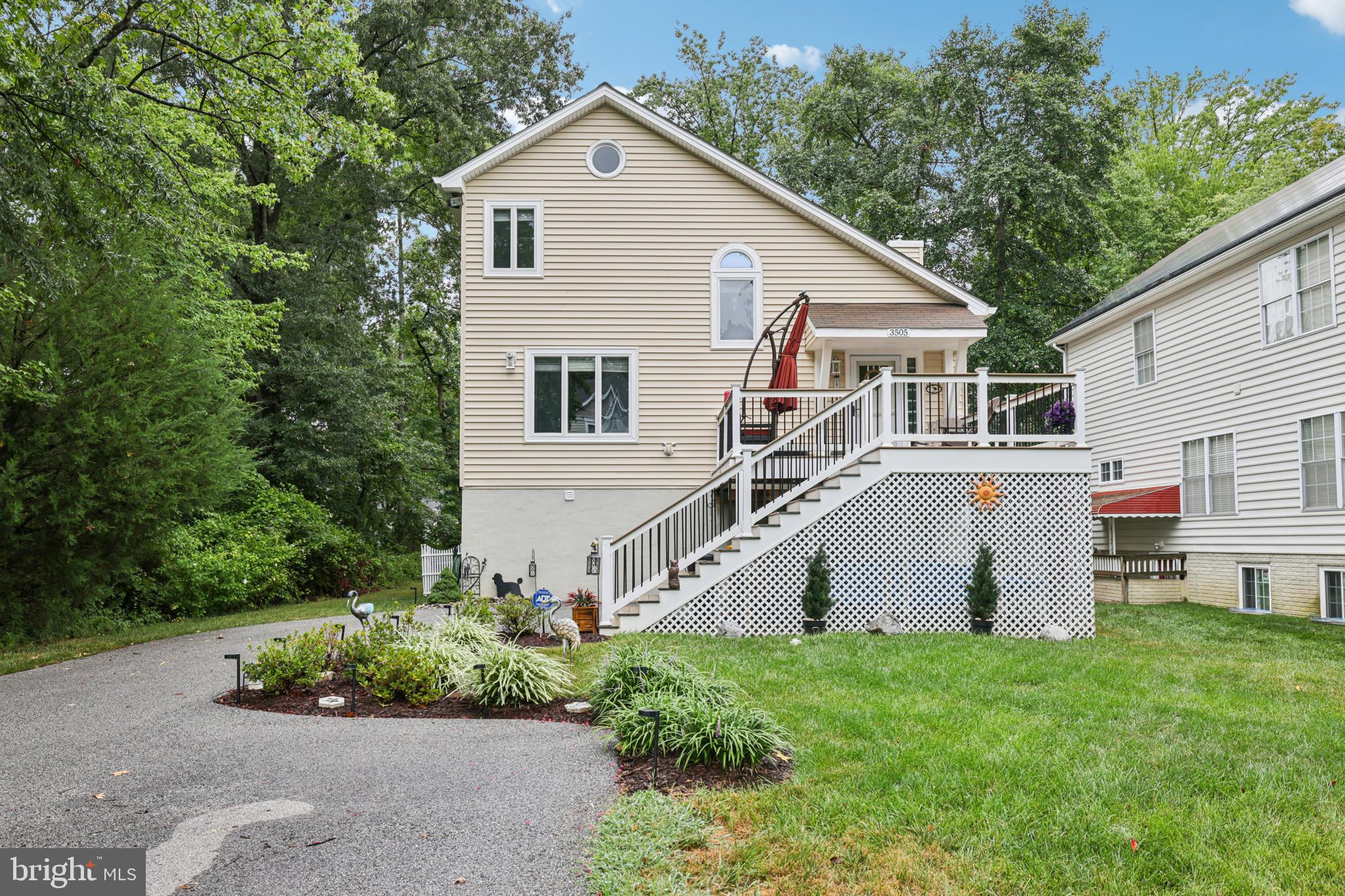 Welcome to 3505 Cohasset Ave, a beautifully updated single-family home in the sought-after Arundel on the Bay community—surrounded by water with water access on three sides! This spacious 4-bedroom, 3-bath home offers an inviting open layout with vaulted ceilings, skylights, and an abundance of natural light.
Enjoy multiple outdoor living spaces, including a screened three-season room, an upper deck off the primary suite, a front porch/deck with carport underneath, and a backyard patio—perfect for entertaining or relaxing. A versatile storage space beneath the three-season room offers endless possibilities, whether for a workshop, man cave, or she shed.
The home has been thoughtfully and continually updated with modern features: new countertops (2025), new front door (2024), kitchen herb window and split rail fencing (2023), rebuilt dining/three-season room with flat roof and new upper deck (2022), primary bath renovation (2021), pellet stove and basement bath (2020), plus siding, rebuilt front deck/carport, new washer & dryer (2019), and a new roof, upgraded lighting, landscaping, and patio (2018).
With community water access and a prime Annapolis location, this home combines coastal charm, modern updates, and flexible living spaces—ready to enjoy!