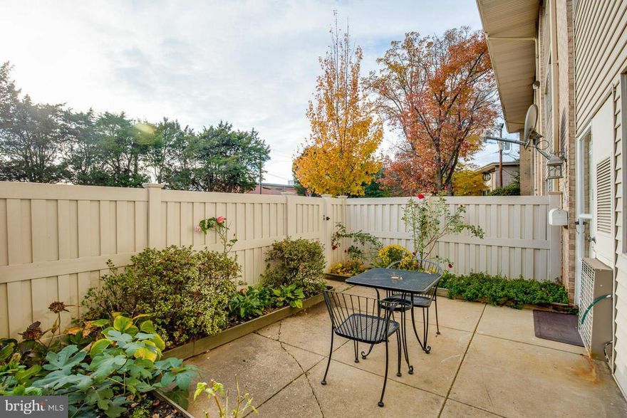 ** LOCATION, LOCATION, LOCATION ** Convenient to so much Falls Church has to offer. 1 Block from West Falls Church Metro station. Steps to Falls Plaza Shopping Center with Giant Food, CVS, Starbucks & a Dozen other Shops & Restaurants. Condo Features Beautifully Landscaped Private Patio, GRANITE COUNTER TOPS, New Carpet, Large Walk In Closet & Open & Bright Living/Dining Room. Freshly painted.