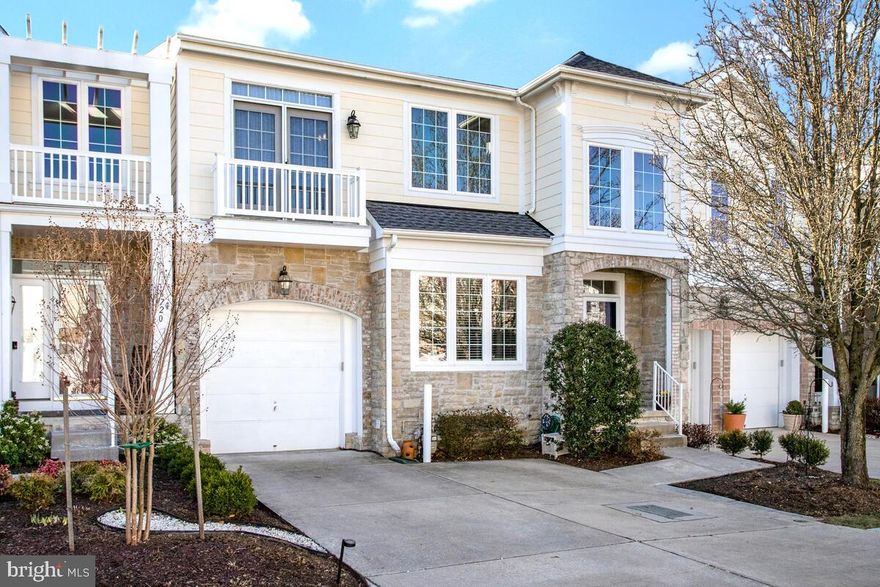 Come see this stunning villa in ACTIVE ADULT community Snowden Overlook. The main floor features a dining room, large kitchen, living room, primary bedroom, one and a half baths, and a laundry room. There are hardwood floors throughout. The kitchen has upgraded granite countertops, an island, dining nook, and pantry. The living room boasts  vaulted ceilings and a gas fireplace. In the primary bedroom, you’ll find a full bath en suite and walk-in closet. The main floor walks out to a large composite deck where you can enjoy nature in the year round tree lined backyard. The upper level has a loft, another primary bedroom, a third bedroom, and a full bath. On the lower level, the possibilities are endless. You’ll find a finished media room with wet bar, an office, a utility room, and a fourth bedroom with a Jack and Jill full bath. The large utility room can be used for storage and a workshop space. The lower level office also walks out to a patio under the deck. The neighborhood is conveniently close to shopping, restaurants, BWI International Airport, medical facilities, and all major commute routes. Snowden Overlook is a very active community, with lots of clubs and community events. It comes complete with a clubhouse that is staffed full-time, a fitness center, a large swimming pool (staffed with lifeguard and allows guests), and a gated guardhouse manned from 8 PM to 5 AM. Don’t miss this wonderful home.