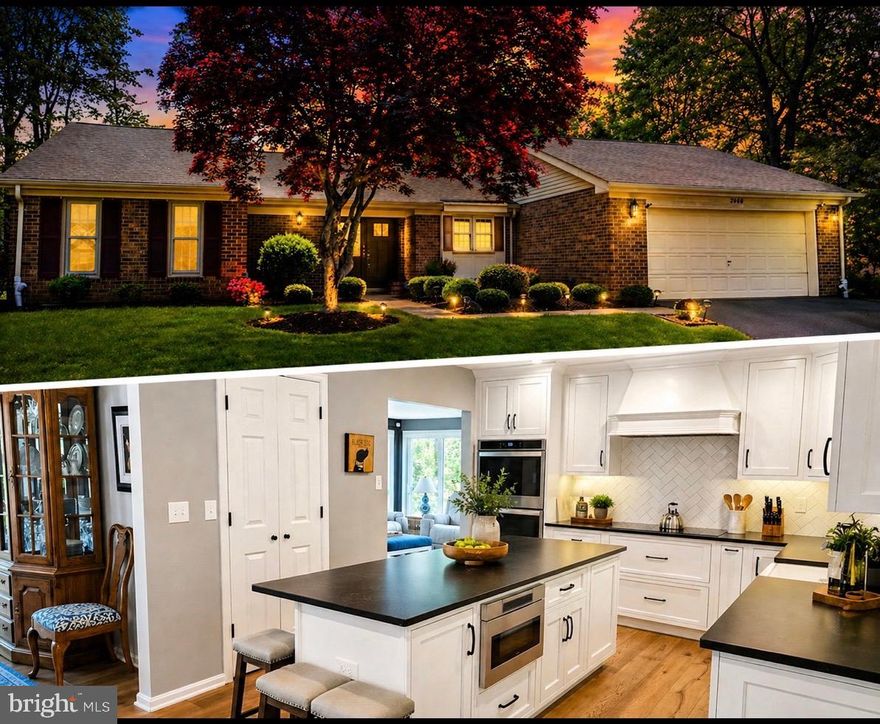 Welcome to refined, effortless living in the highly sought-after 55+ community of Heritage Harbour—where luxury, comfort, and an active lifestyle come together in one of Annapolis’s most desirable settings.
This beautifully reimagined home has undergone a full, top-to-bottom renovation, showcasing elevated designer finishes and a cohesive, modern aesthetic throughout. From the moment you step inside, luxury wide plank wood flooring flows seamlessly from room to room, creating warmth, durability, and a clean, sophisticated feel.
At the heart of the home is a truly stunning kitchen designed to impress. Featuring a high-end appliance package, a spacious center island, a striking herringbone backsplash, a custom range hood, and abundant custom cabinetry, every detail has been thoughtfully curated. Quartz countertops with a matte finish add texture and depth, offering both beauty and functionality—perfect for everyday living or entertaining guests.
The expansive living room is filled with natural light and anchored by a cozy fireplace, creating an inviting space to relax or gather. Sliding doors lead directly to a paver patio that backs to mature landscaping, offering a private, serene outdoor retreat—ideal for morning coffee or evening unwinding.
A formal dining room provides an elegant setting for hosting, while the oversized primary suite serves as a true sanctuary. Complete with a large walk-in closet and a beautifully renovated ensuite bath featuring a dual vanity and spacious walk-in shower, it delivers both comfort and style.
The generous secondary bedroom is perfect for guests or a home office, complemented by an updated hall bath finished with equally impressive designer touches.
Beyond the home, Heritage Harbour offers an unmatched lifestyle with resort-style amenities including a clubhouse, indoor and outdoor pools, fitness center, golf course, tennis and pickleball courts, walking trails, waterfront access on the South River, and a full calendar of social activities designed to keep you as active and connected as you desire.
This is more than a home—it’s a lifestyle upgrade in one of Annapolis’ premier active adult communities.