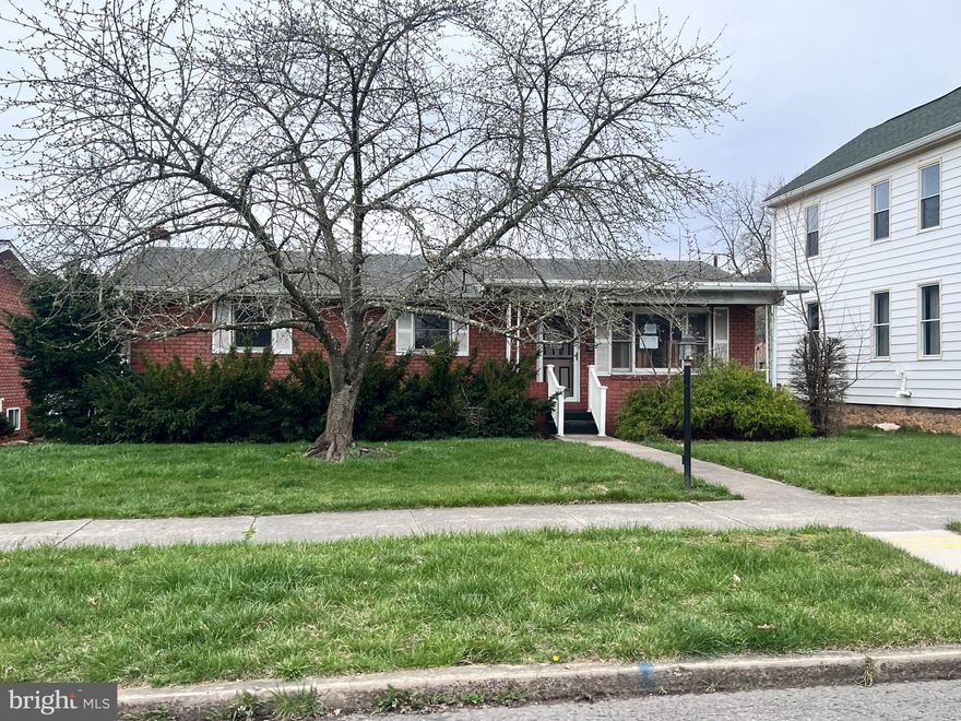 Great brick rancher is location convenient to all service and recreation.

Sold as-is.  NO repairs before purchase.   
Requires cash or as-is/rehab financing purchase only.

Two bedrooms, but square footage could potentially allow another. 
Sunroom. conveniently off kitchen - deck - wood and carpet floors - central air - mobility friendly first floor floorplan - laundry on main level, extra hookup in basement - full basement with concrete floors - 


22 X 24 1.5 story detached garage with storage area above.

Priority to be given to Owner Occupant Buyers, Eligible Nonprofit Organizations, and government entities until 05/03/2025.


The seller does not accept blind offers or escalation clauses.