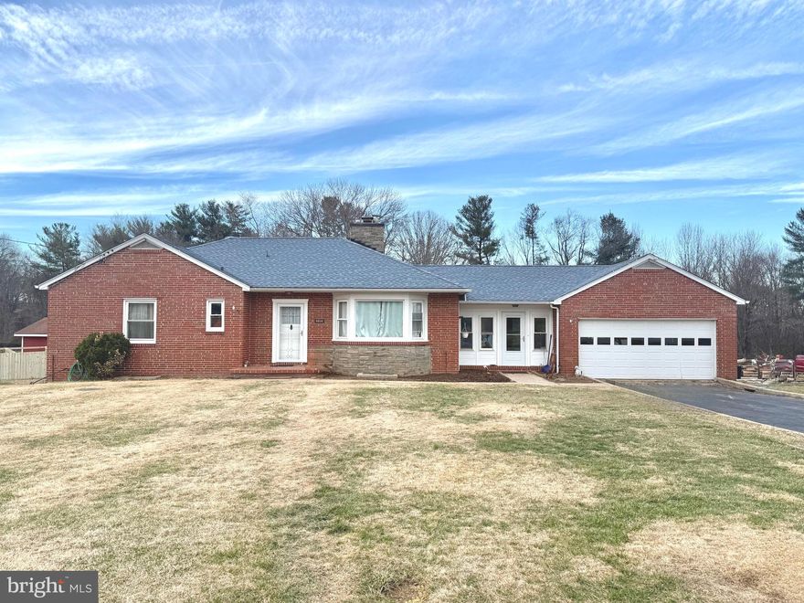 Coming Soon ! Large size Rancher with new Bathroom and Finished Lower level with 2 nice size bedrooms new flooring and carpet.  Inclosed breeze way that connects the Kitchen to the garage and back yard, there are many uses for this space flooring is tile.  Partial fencing. 19 acres in the rear of the property of woods and protected land.
Huge backyard with a15x30 Oval Pool  with a Salt system included. More details to come.