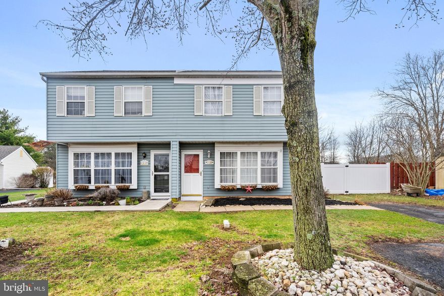 3-bedroom, 1.5-bath twin home in the desirable Walnut Bank Farms community!
The main level features a spacious living room, oversized powder room, and an updated kitchen with granite countertops (2021) and stainless steel appliances. The kitchen opens to a brand-new deck overlooking a large, fully fenced backyard—perfect for entertaining or relaxing outdoors. Upstairs, you’ll find three generously sized bedrooms, convenient second-floor laundry, and a full bathroom with a new vanity and toilet. Recent upgrades and highlights include fresh paint throughout, luxury vinyl plank flooring on the first floor (2021), new carpeting on the second floor (2026), a newer roof (2023), 50-gallon hot water heater (2025), heat pump (2018), 200-amp electrical service, new deck (2026), new bedroom and closet doors (2026), and a fenced yard (2024). Additional features include a private driveway and a spacious backyard—offering both comfort and convenience in a sought-after neighborhood.