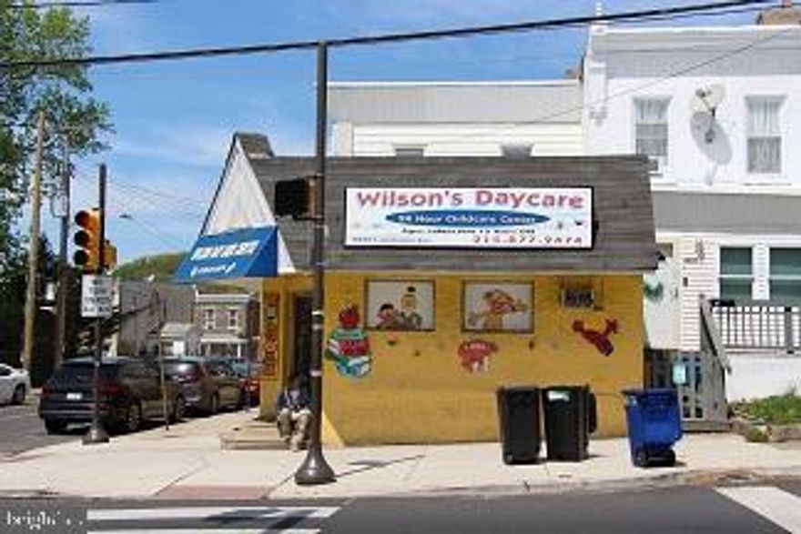 Established Daycare Center conveniently located at the corner of 67th Street and Lansdowne Avenue in Overbrook with separate apartment on the 2nd floor currently used by the daycare for storage.  Lease expires 2/14/26.  Rent is $2,585 per month + utilities.  Tenant responsible to maintain the interior of the property.  Tenant would like to extend their lease.  Heavily populated area with public transportation nearby would make a good investment property or business location.