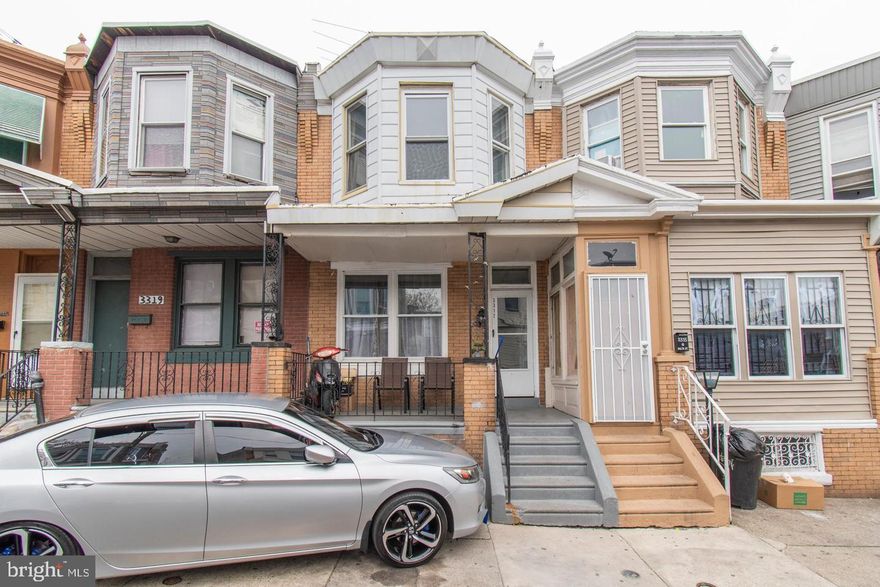 Excellent investment opportunity in the rapidly developing Kensington neighborhood of Philadelphia. This well-maintained 3-bedroom, 1-bathroom home is a solid addition to any rental portfolio. The property features newer laminate flooring, upgraded plumbing and electrical systems, and a roof in good standing. Currently tenant-occupied with a long-term resident generating positive cash flow—$775/month plus utilities. Situated on a block with several recently updated homes, this is an ideal buy-and-hold property in an area with strong growth potential. Being sold in as-is condition with property management already in place.
Don't miss this opportunity to secure steady rental income in an up-and-coming location.