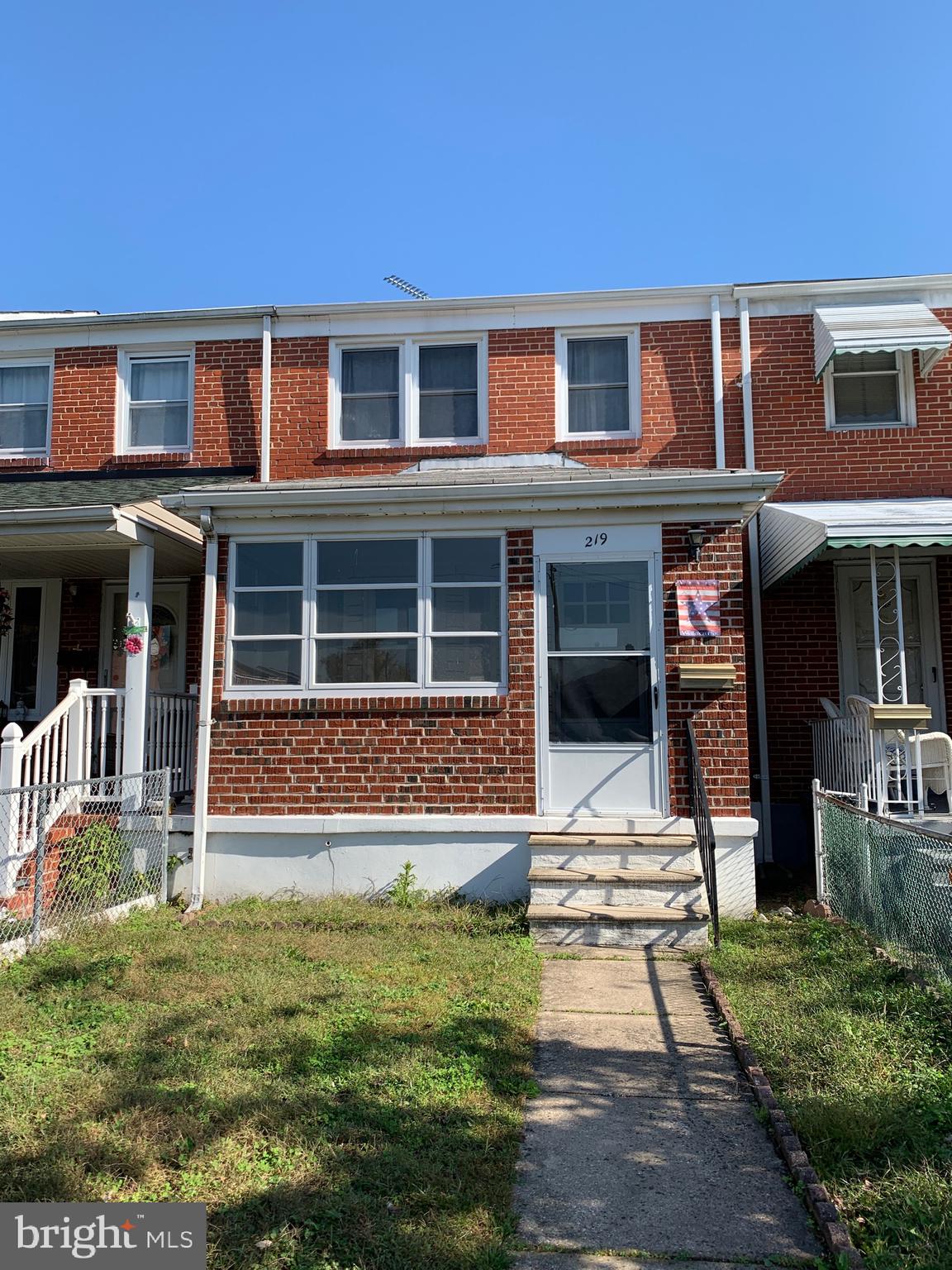 Well maintained inside Rowhome ready for occupancy. Pets considered on a case by case basis. References and security deposit required. Refrigerator, Range, Washer & Dryer included.
