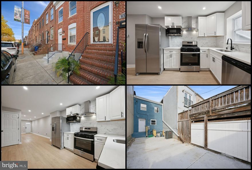 Welcome to this beautifully renovated home located at 1155 Washington Blvd, Baltimore, MD. This stunning 3-bedroom, 3-bathroom property with private parking has been fully updated with modern finishes throughout, offering a perfect blend of comfort and luxury. Step inside to discover spacious living areas adorned with luxurious vinyl plank flooring and recessed lighting throughout. The gourmet kitchen is a true highlight, featuring sleek quartz countertops, a stylish backsplash, and top-of-the-line stainless steel appliances, perfect for both cooking and entertaining. Each of the three bedrooms and full bathrooms has been meticulously designed with contemporary fixtures and finishes, ensuring both style and functionality. The home also boasts private parking for two cars in the rear, adding convenience and ease of access. Located just minutes from major commuter routes, M&T Stadium, and a variety of dining and entertainment options, this home offers the ultimate in both comfort and convenience. Don’t miss the opportunity to make this stunning property your own!