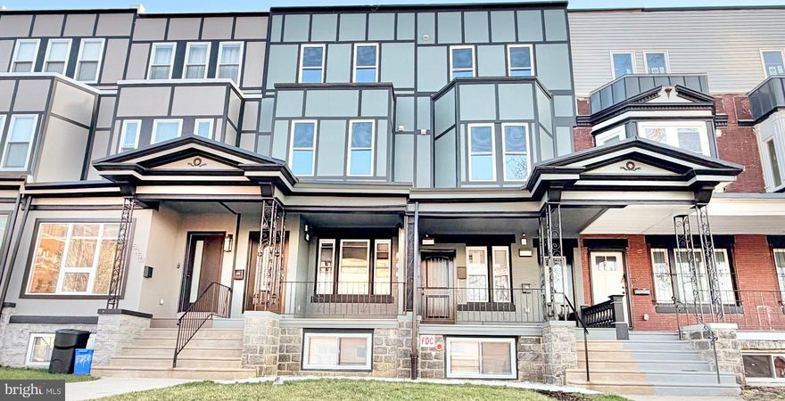 Fully renovated, turnkey 6-unit multifamily property located on the border of Cedar Park and Cobbs Creek in West Philadelphia, offering a rare opportunity in one of the area’s most active and growing rental corridors. This well-designed building features a versatile unit mix including two expansive 3-bedroom, 2-bath units, three 2-bedroom units, and one 1-bedroom unit, all thoughtfully renovated with modern finishes and functional layouts.

Each unit is equipped with hardwood flooring, recessed LED lighting, contemporary kitchens with stainless steel appliances, granite countertops, and updated bathrooms with custom tile work. In-unit laundry and individual HVAC systems are included throughout, providing comfort and convenience for tenants. The building is fully electric with separately metered utilities, allowing for efficient management and reduced owner expenses.

The first-floor units offer private, fenced rear yard spaces accessed via a side breezeway, creating a standout feature rarely found in comparable properties. Upper-floor units benefit from strong natural light and efficient layouts suited for a variety of tenant profiles.

Additional improvements include a full sprinkler system, central fire alarm system, updated mechanical systems, and a covered front porch that enhances curb appeal and tenant experience. The property also benefits from a 10-year tax abatement with a phased step-up schedule, providing a significant financial advantage during the early years of ownership.

Ideally situated with convenient access to Baltimore Avenue, public transportation, University City, major hospitals, and neighborhood retail, this turnkey asset is well-positioned for strong rental demand and long-term growth.