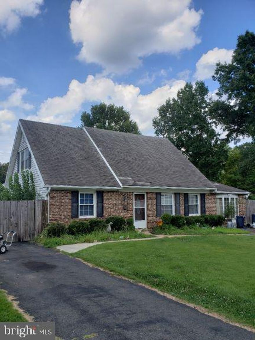 IDEAL FOR INVESTORS.  Belair at Bowie Cape Cod, 4 Bedroom, 2 Full Baths.  Garage Converted to Family Room.  Extra Off-Street Parking.  Fenced yard.  Back Porch has been Closed in.  Great Rehab Potential.  BEING SOLD AS IS.  Buyer will Need Cash or Renovation Loan.