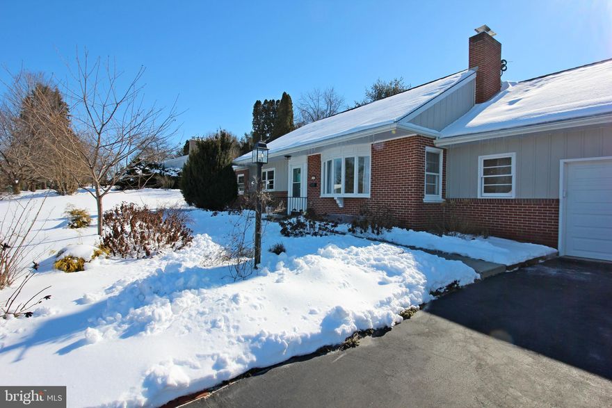 Superb Conestoga Valley SD Ranch Home with Bonus Finished Second Level Totaling over 2,000 Sq Foot of Living Space. Versatile Usage with 3 Bedrooms and 1.5 Baths with Laundry on First Floor for True One Level Living. Second Floor Could be One Large Bedroom or Used in Many Different Ways of Your Choice in the 2 Finished Areas. Large Windows Filled with Natural Sunlight Gleam Through the First Floor That Also Features Wood Flooring, Refurbished Kitchen w/ Stainless Appliances and Bathroom. Dining Area with Built in Cabinet and Living Room Having Wood Fireplace & Built in Shelves. Very Adaptable Set Up with Huge Professionally Waterproofed Basement Waiting to Be Finished or Used for Great Storage plus Stairs to Garage. Wonderfully Landscaped Property, Fenced In Yard with Garden & Plenty of Patio Space to Relax Outdoors. Efficient Gas Heating System and Central Air Conditioning. Generous Garage Space and Expanded Driveway For Extra Vehicles. This Home is Move In Ready.  Please Click Camera Icon to View All Photos, 360 Tour and Videos. Use your VR HEADSET to Take a Virtual Reality Tour of this home via the 360 Degree Spherical Tour link.